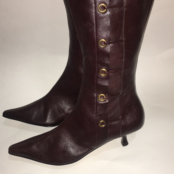 Anne Klein leather boots - Picture 2 of 8